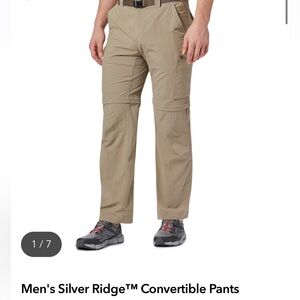 Men's Columbia Silver Ridge Convertible Beige Pants size 52/32